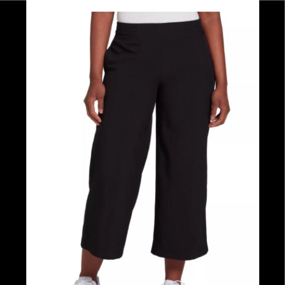 CALIA by Carrie Underwood Women's Journey Cropped Wide Leg Pants - Large (12/14)
